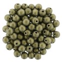 (image for) Czech Fire Polish 3mm-Metallic Suede Gold