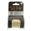 (image for) Tarnish Resistant Wire - 22 Gauge Gold * 20 Yard Spool