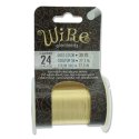 (image for) Tarnish Resistant Wire - 24 Gauge Gold * 30 Yard Spool