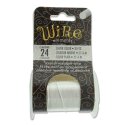 (image for) Tarnish Resistant Wire - 24 Gauge Silver * 30 Yard Spool