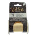 (image for) Tarnish Resistant Wire - 26 Gauge Gold * 34 Yard Spool