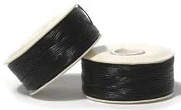 (image for) Nymo Size D - Black * 64 Yard Bobbin