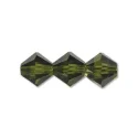 (image for) Preciosa Crystal-3mm Bicone Olivine * 144 Pieces