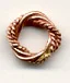 (image for) Handmade Java Copper Medium Twisted Ring