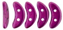 (image for) Czechmate Crescent-Sueded Gold Fuchsia Red * 10 Grams