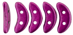 (image for) Czechmate Crescent-Sueded Gold Fuchsia Red * 10 Grams