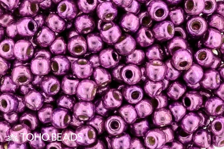 (image for) TOHO 11/o Round-Magenta Galvanized PermaFinish. 11TPF580