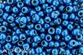 (image for) TOHO 11/o Round-Electric Blue Galvanized PermaFinish. 11TPF583