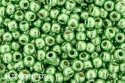 (image for) TOHO 8/o Round Seed Bead-Spring Green Galvanized PermaFinish #8TPF587