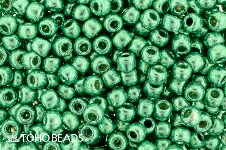 (image for) TOHO 11/o Round-Spearmint Galvanized PermaFinish. 11TPF588