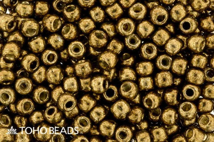 (image for) TOHO 11/o Round-Bronze Galvanized PermaFinish. 11TPF594