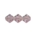 (image for) Preciosa Crystal-4mm Bicone Pink Sapphire AB * 144 Pieces