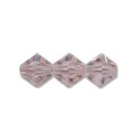 (image for) Preciosa Crystal-4mm Bicone Pink Sapphire AB * 144 Pieces