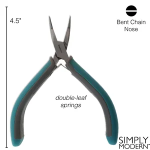(image for) Bent Nose Pliers 4.5 " * Simply Modern