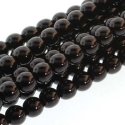 (image for) Czech Glass 4mm Round-Glass Pearls, Black  * 120 Bead Strand