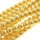 (image for) Czech Glass 6mm Round-Glass Pearls, Sunglow * 75 Bead Strand