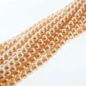 (image for) Czech Glass 4mm Round-Glass Pearls, Pink  * 120 Bead Strand