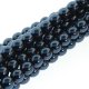 (image for) Czech Glass 4mm Round-Glass Pearls, Montana  * 120 Bead Strand