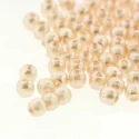 (image for) Czech Glass 2mm Round-Glass Pearls, Cream * 150 Bead Strand
