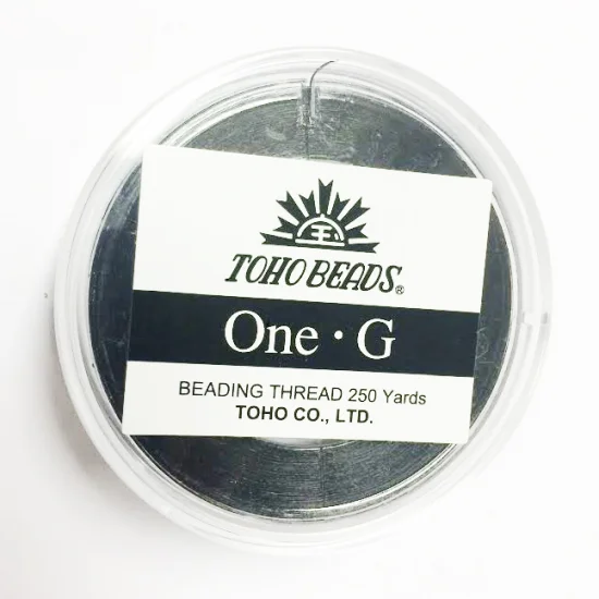 (image for) TOHO One-G Thread 250 Yards-Black #PT-2-250