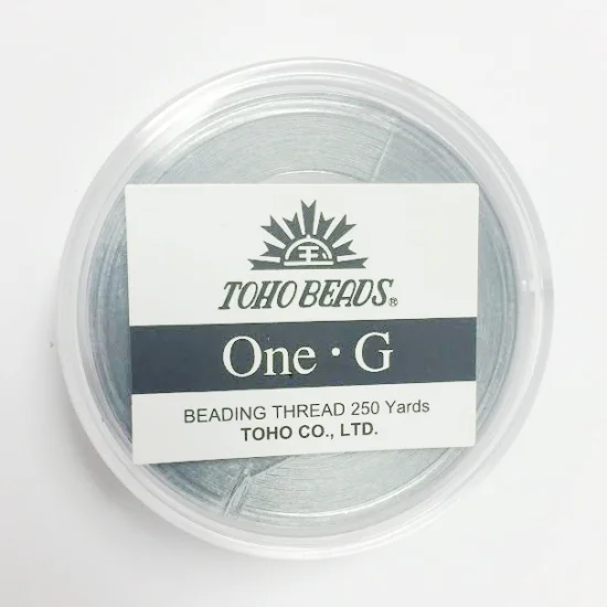 (image for) TOHO One-G Thread 125 Yard Spool-Gray. Stock #: PT-3-125