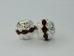 10mm Rhinestone Round Bead-Silver/Siam * Package of 10 (image for) 10mm Rhinestone Round Bead-Silver/Siam * Package of 10