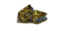 (image for) 6mm Rhinestone Squaredelle-Gold/Crystal AB-100 pack
