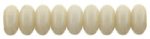 (image for) Czech 4mm Rondelle-Opaque Champagne Luster * Strand of 100 Glass Beads