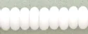 (image for) Czech 4mm Rondelle-White Opaque * Strand of 100 Glass Beads