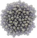 (image for) Czech Fire Polish 2mm-Sueded Gold Tanzanite