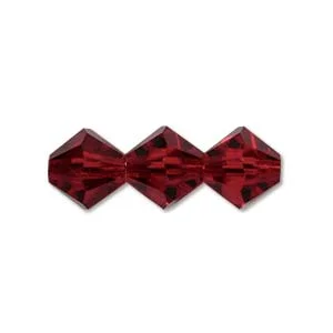 (image for) Preciosa Crystal-4mm Bicone Siam * 144 Pieces