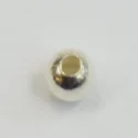 (image for) Silver Plate - 2.4mm Round Bead * Package of 100 Beads.
