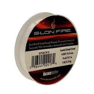 (image for) S-Lon Fire Crystal Clear, 6 Pound Strength * 15 Yard Spool