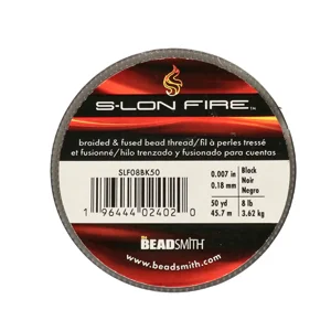 (image for) S-Lon Fire Black, 8 Pound Strength * 50 Yard Spool