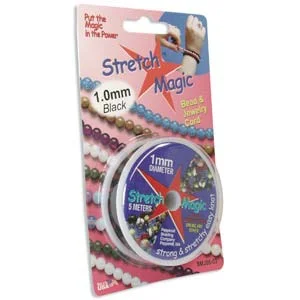 (image for) Stretch Magic-Black .5 mm .019" Diameter * 10 Meters