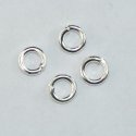 (image for) Silver Plate - 22 Gauge 3mm Jump Ring
