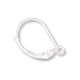 (image for) Sterling Silver - Leverback Ear Wires 10 x 13 mm * One Pair
