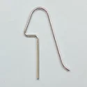 (image for) Sterling Silver - 20 gauge Angled Blank Ear Wire .53 Inch Length * 5 Pairs