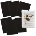 (image for) Lacy's Stiff Stuff-Black 4.25" x 5.5" * Six Piece Package