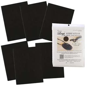 (image for) Lacy's Stiff Stuff-Black 4.25" x 5.5" * Six Piece Package