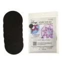 (image for) Lacy's Stiff Stuff-Black 3 1/2" Diameter Circle * Six Piece Package