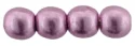 (image for) Czech 3mm Round-Sueded Gold Orchid