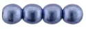 (image for) Czech 2mm Round - Sueded Gold Provence