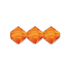 (image for) Preciosa Crystal-6mm Bicone Sun * 72 Pieces