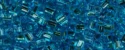 (image for) TOHO 2mm Cube Shape Seed Beads-Aqua Silver Lined