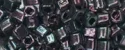 (image for) TOHO 4mm Cube Shape Seed Beads-Dark Purple Iris Metallic