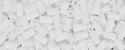 (image for) TOHO Size 1 Bugle Bead. 3mm Length-White Opaque