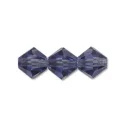 (image for) Preciosa Crystal-3mm Bicone Tanzanite *144 Pieces