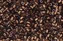 (image for) TOHO Size 1/2 Bugle Bead. 2mm Length-Copper Bronze Metallic