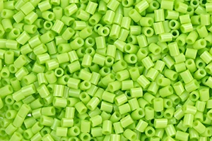 (image for) TOHO Size 1/2 Bugle Bead. 2mm Length-Lime Opaque